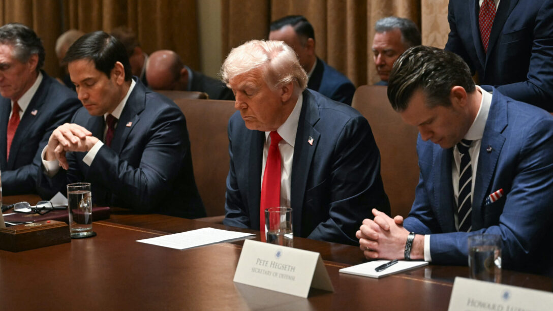 Donal Trump, Pete Hegseth, Marco Rubio