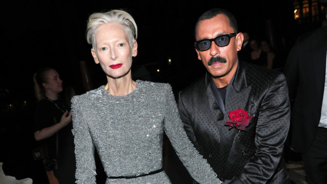 Tilda Swinton and Haider Ackermann